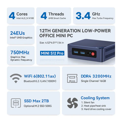 Beelink Mini S12 Pro Mini PC